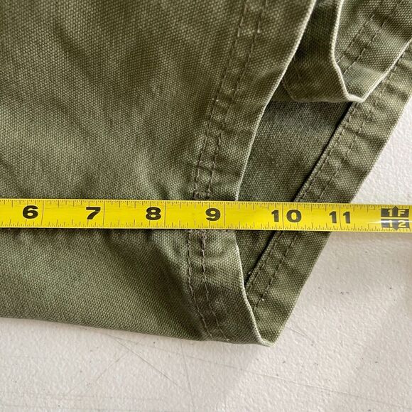 CRAFTSMAN Shorts Men's 42 Work Cargo Pockets Heavy Duty Rugged Canvas Green - Picture 10 of 11